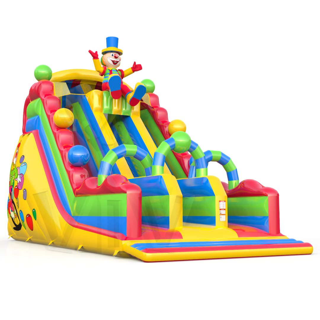 viv1-eu_inflatable_slide_clown VIV Inflatables Slide Clown